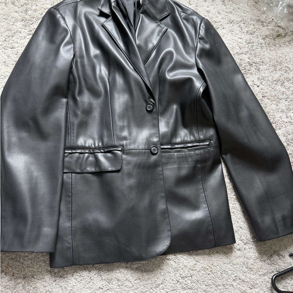 The Frankie Shop Olympia Black Blazer
